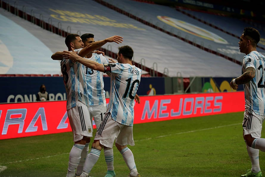 La Selección Argentina consiguió su primera victoria en la Copa América