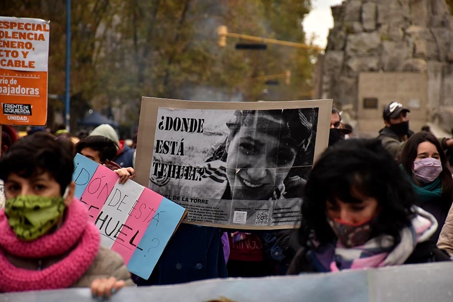 Una marcha con antorchas en Mar del Plata, a tres meses de la desaparición de Tehuel