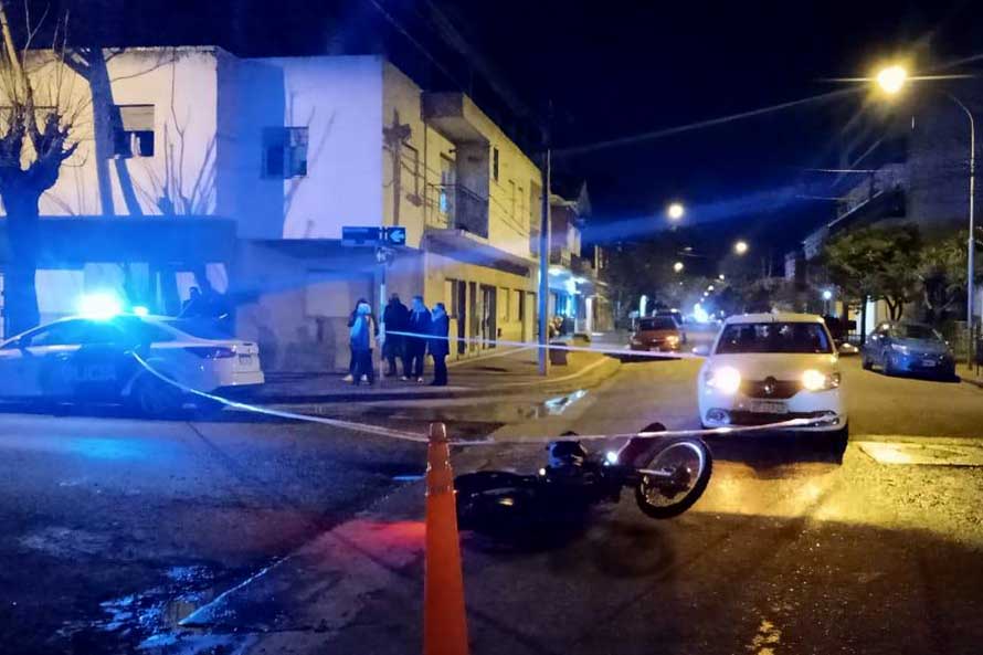 Un joven herido tras un choque en el barrio Nuevo Pompeya