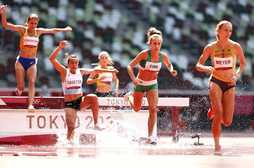 Belén Casetta en los 3.000 metros con obstáculos en los Juegos Olímpicos (Foto: Getty)