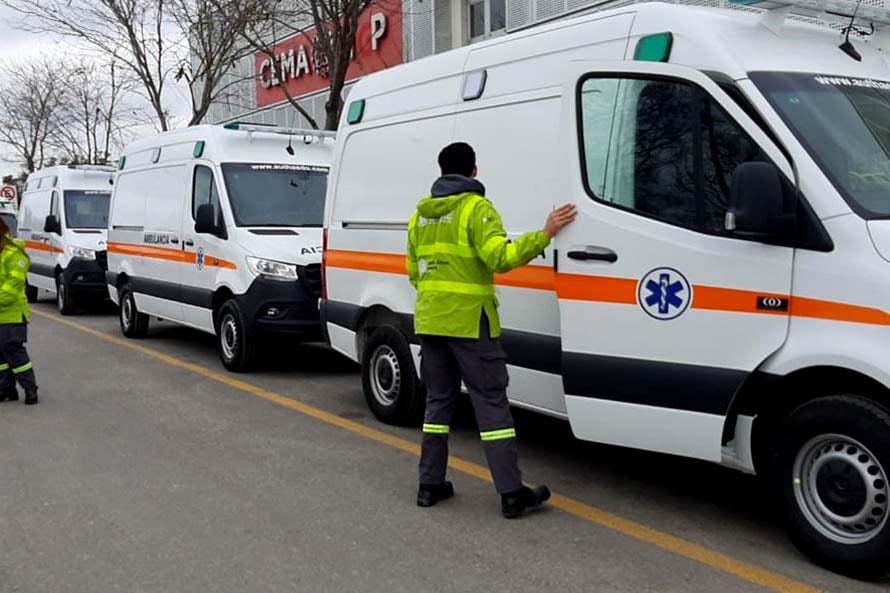 Llegaron tres nuevas ambulancias desde Nación para sumarse a la flota municipal