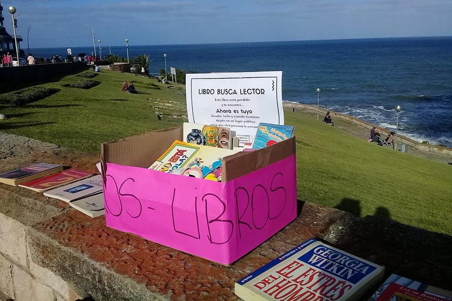 En primavera, la “Siembra de libros” cumple cuatro años de actividad en Mar del Plata