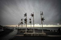 Alerta meteorológico en Mar del Plata: se esperan ráfagas de 70 kilómetros por hora