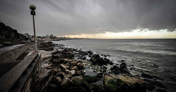 Pronostican tormentas y emiten un alerta por fuertes vientos en Mar del Plata