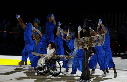 ceremonia de aperturra juegos paralimpicos foto prensa tokio