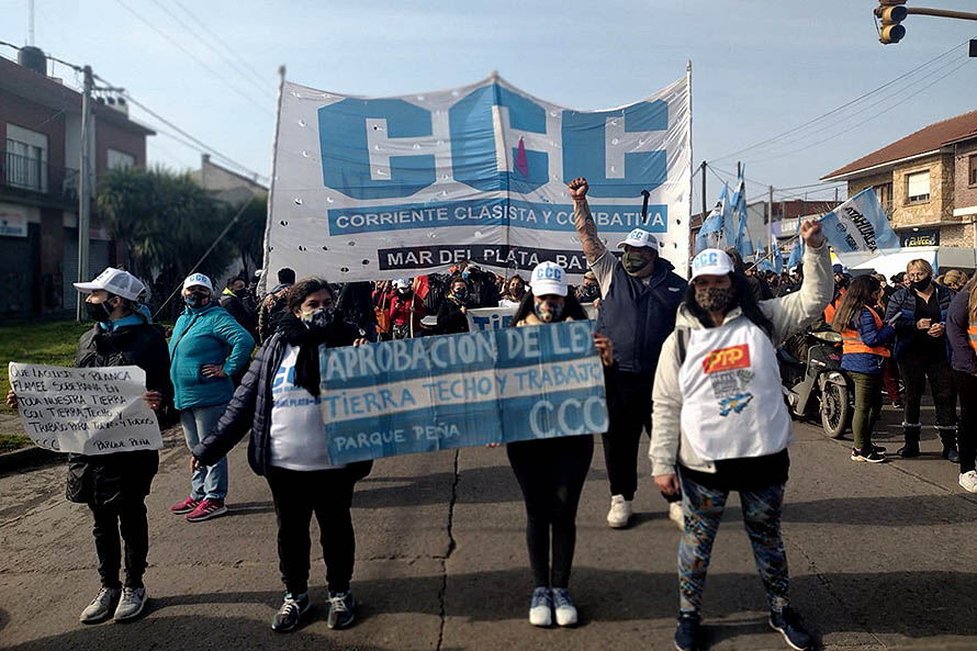 En el día de San Cayetano, movimientos sociales marcharon por “tierra, techo y trabajo”