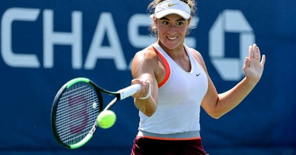 Tenis: Solana Sierra fue eliminada del W25 Platja D’Aro