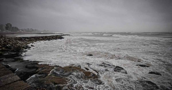Se mantiene el alerta meteorológico por fuertes vientos en Mar del Plata
