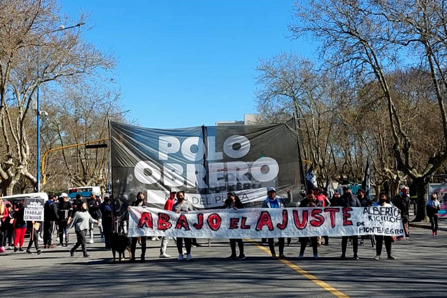 Jornada de protestas en Mar del Plata por empleo, alimentos y asistencia habitacional