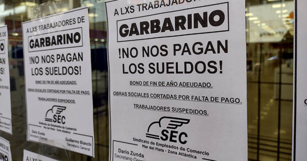 Presentan una denuncia y exigen la intervención judicial del Grupo Garbarino