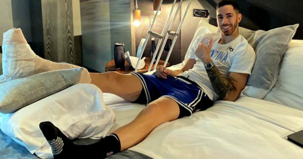 Tras el corte de los Knicks, Luca Vildoza fue operado de su lesión en el tobillo