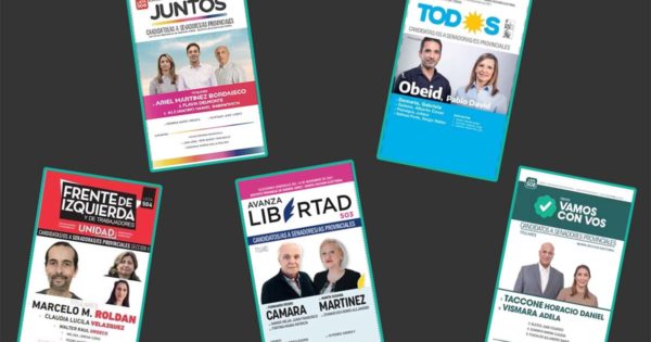Elecciones 2021: las cinco listas de candidatos a senadores provinciales por la quinta sección