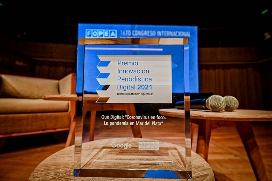 Qué digital, ganador del Premio a la Innovación Periodística Digital 2021