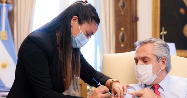 Coronavirus: el presidente Alberto Fernández recibió la dosis “de refuerzo”