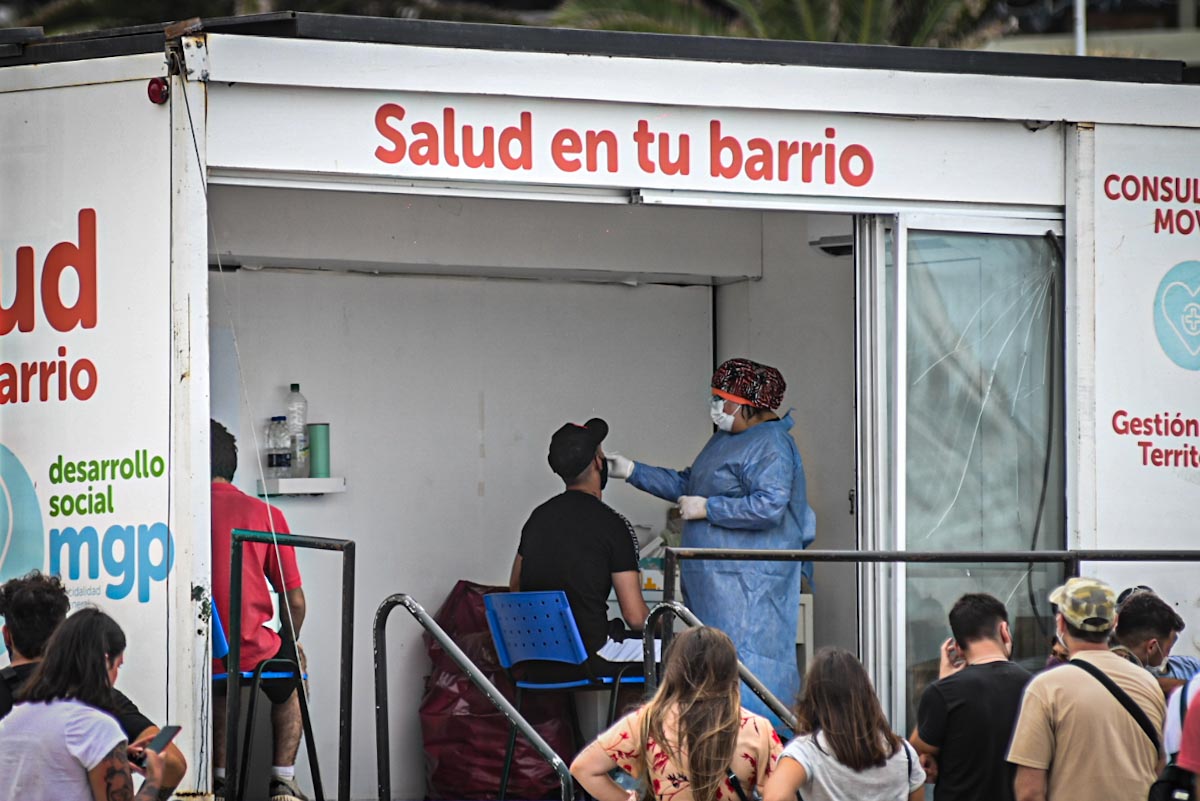 Coronavirus: sábado con 1.956 casos, nuevo récord de contagios en Mar del Plata