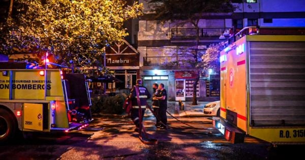Se incendió el local gastronómico “Mambrú” en Mar del Plata