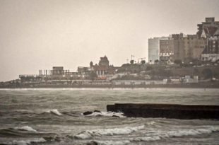 Pronóstico: sigue vigente el alerta meteorológico en Mar del Plata