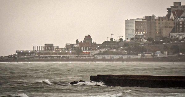 Emiten un alerta “a corto plazo” por tormentas fuertes en Mar del Plata