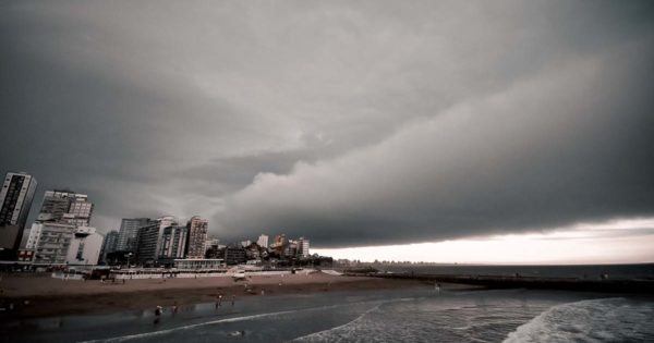 Mar del Plata, con alerta meteorológico por tormentas fuertes