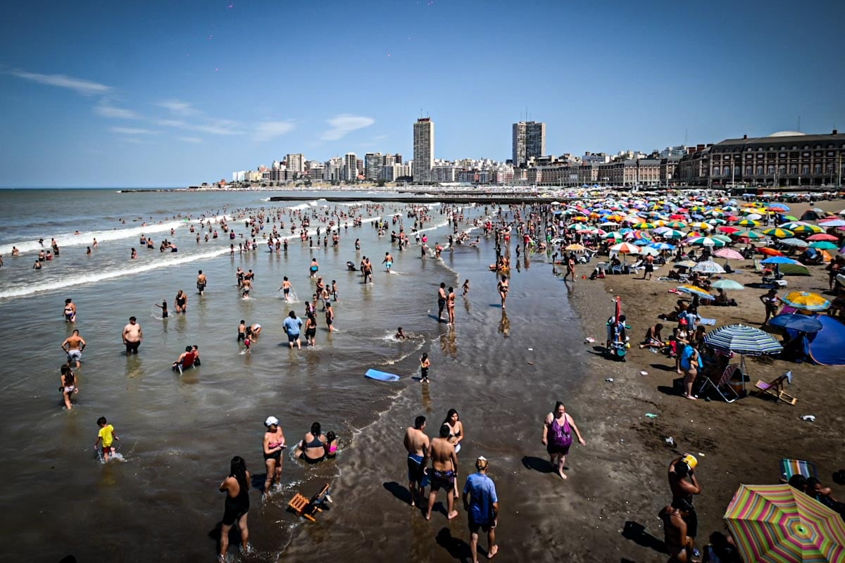 El calor no da tregua: Mar del Plata superó la temperatura más alta de su historia con 41.9°C