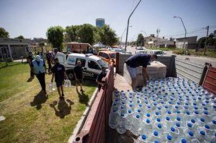 Falta de agua: lanzan un operativo de contingencia para abastecer a la zona sur