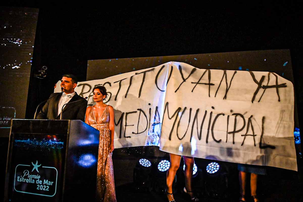 Reclamos en los Premios Estrella de Mar por la restitución de la Comedia Municipal