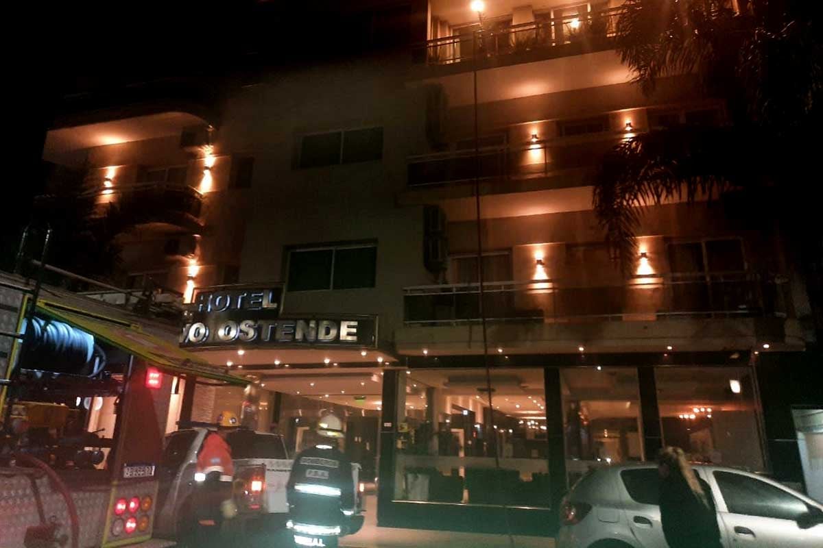 Evacuaron un hotel del centro por un incendio en la cocina