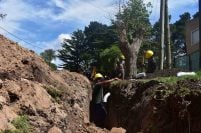 Obras de cloacas en Batán y Don Diego: los avances alcanzan un 70% y 55%
