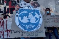 Organizaciones de izquierda, contra el acuerdo y el “cogobierno” con el FMI