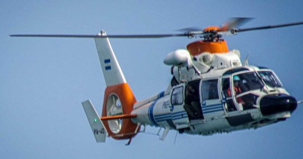 Evacuaron en helicóptero a un tripulante de un pesquero por una descompensación