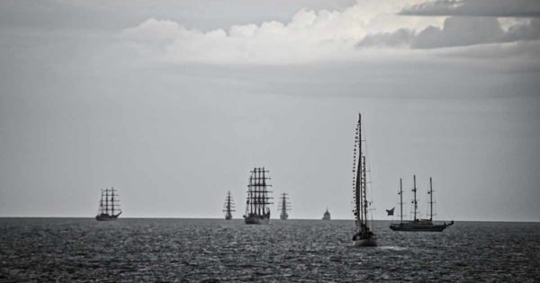 Velas Latinoamérica 2022: la costa de Mar del Plata, escenario del desfile náutico