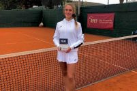La tenista marplatense Solana Sierra cayó en su primera final profesional