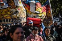 Arrancó la “marcha federal piquetera”, con repercusión en Mar del Plata