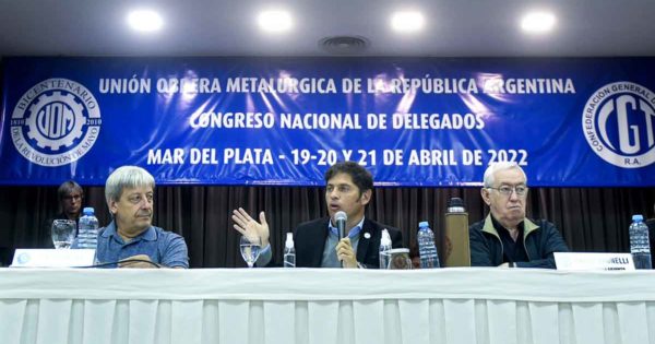 Kicillof a los metalúrgicos en Mar del Plata: “Macri los cagó, fue la estafa y la mentira”