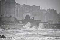 Alerta meteorológico por fuertes vientos en Mar del Plata