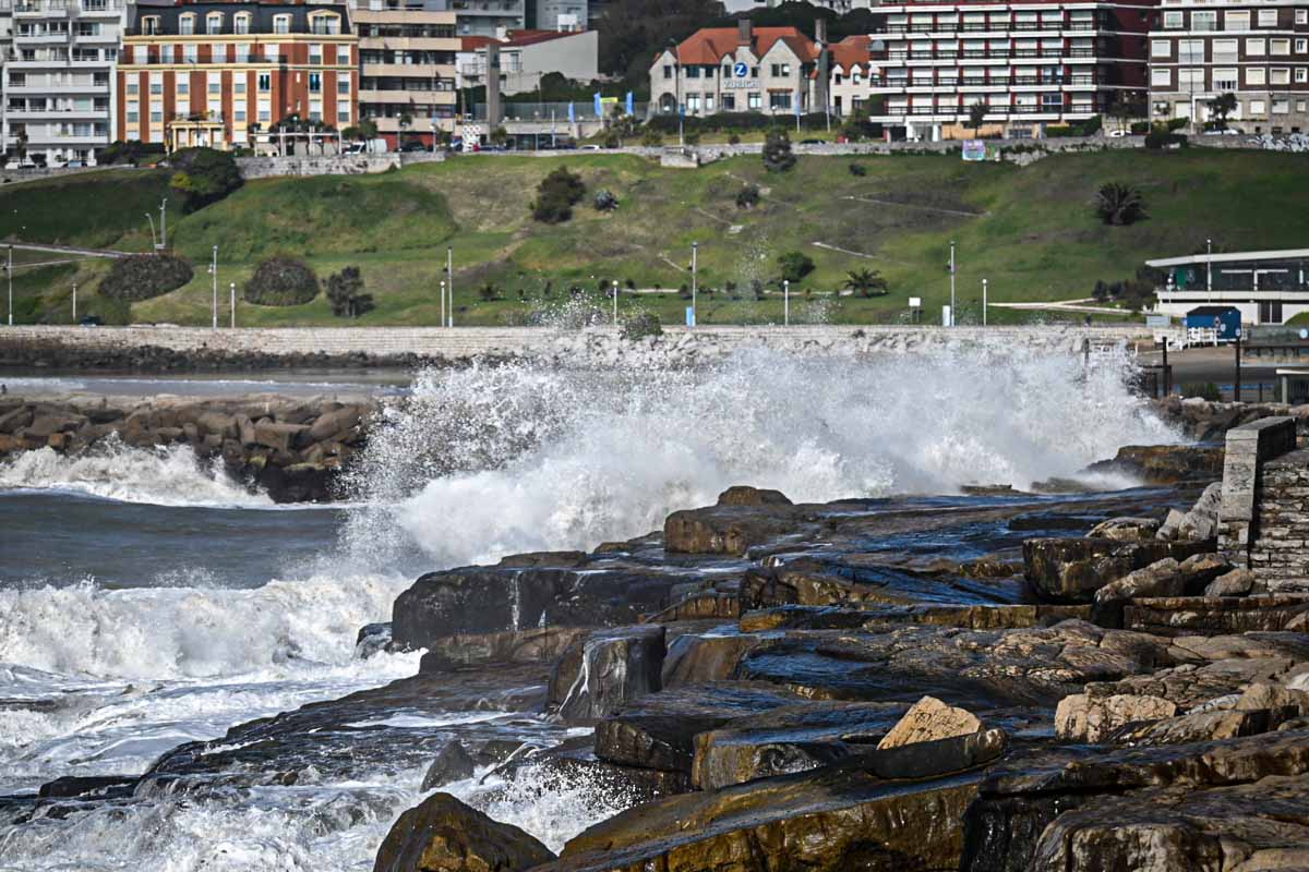 Viernes con alerta amarillo por fuerte viento en Mar del Plata