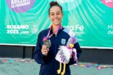 Juana Ortíz con su medalla plateada (Foto: Juegos Suramericanos de la Juventud 2022)