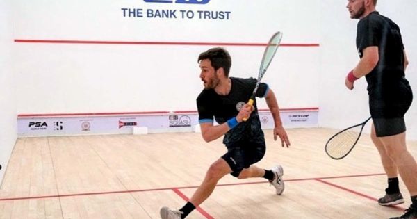 Squash: Leandro Romiglio compitió en el Mundial de Egipto