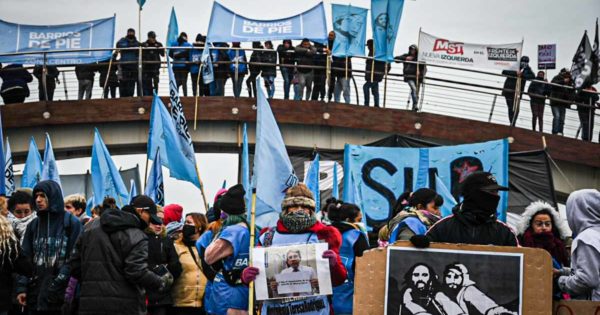 Protesta en el centro de Mar del Plata a 20 años de la “Masacre de Avellaneda”