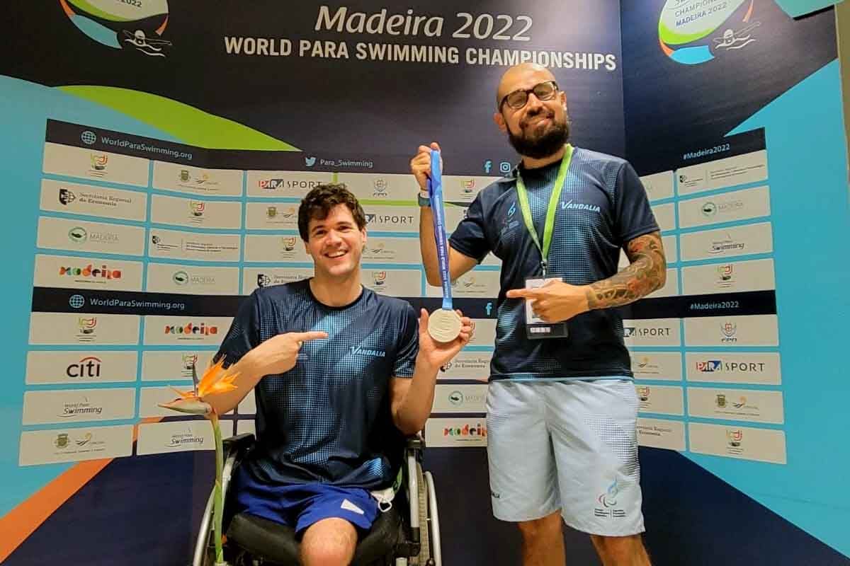 Matías De Andrade logró la medalla plateada en el Mundial de Paranatación