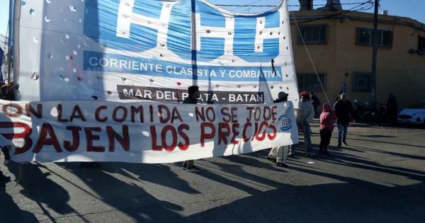 Protestas en Mar del Plata contra empresas “formadoras de precios”