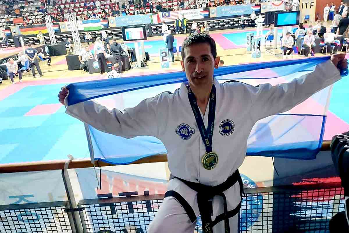 Taekwondo: Martín Triviño se consagró campeón mundial en Ámsterdam