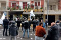 Protesta en un hotel del centro por el despido de 17 trabajadores