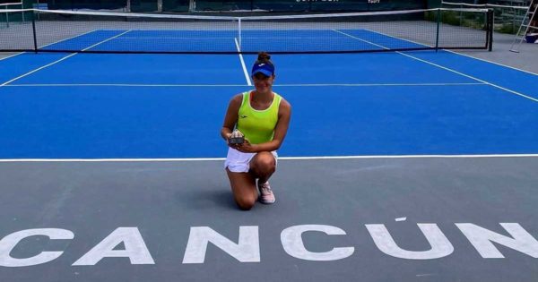 Gracias a un nuevo título en Cancún, Solana Sierra avanza en el Ranking WTA