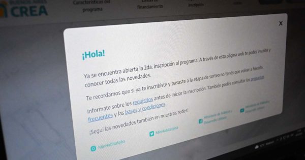 Créditos Buenos Aires Crea: extienden el plazo de inscripción a la segunda etapa