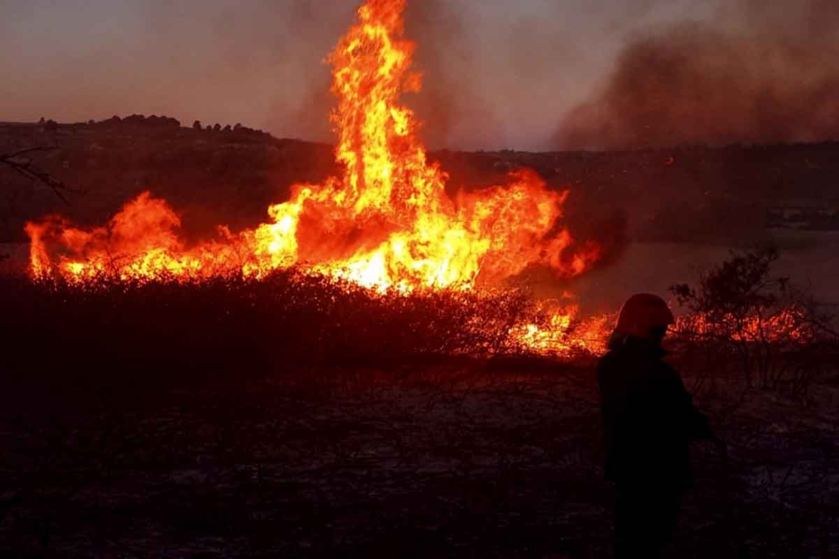 Bomberos de Sierra de los Padres controlaron un incendio forestal de 120 hectáreas