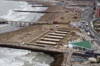 Playa Punta Iglesia: prorrogan la concesión y cambian parte de las carpas por sombrillas