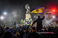 El bicampeonato de Boca tuvo su festejo en las calles de Mar del Plata