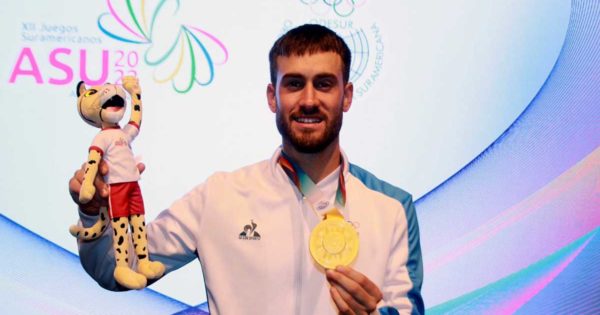 Juegos Suramericanos: Leandro Romiglio sumó la primera medalla dorada marplatense
