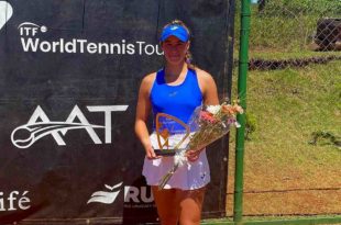 Tenis: Solana Sierra ganó su tercer título W15 en Misiones